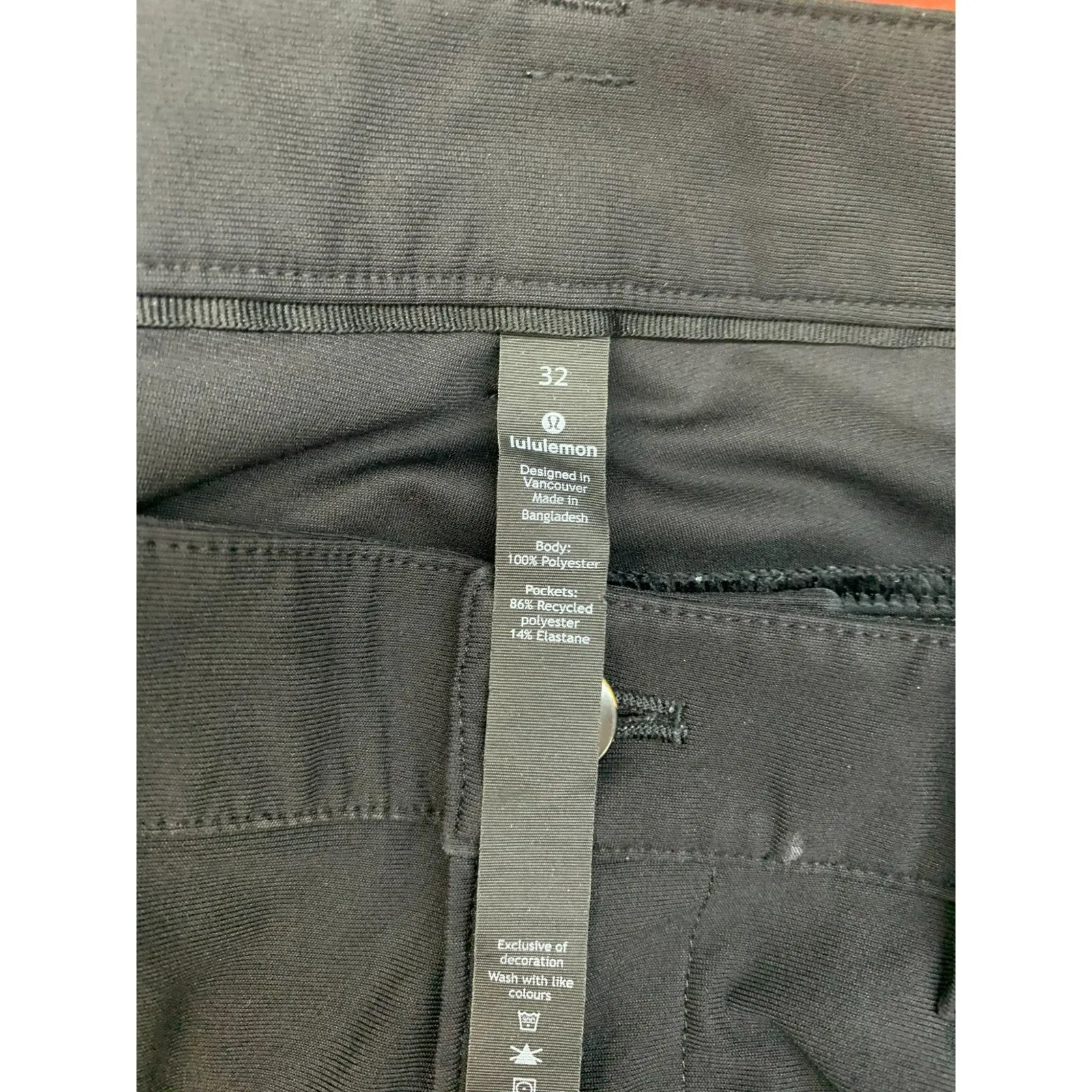Lululemon ABC Pant Classic *32" Black SZ 32