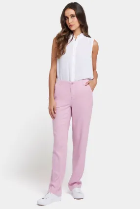 Marilyn Straight Pants - Pink Nectar