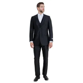 Men's Sharskin Slim-Fit 3-Piece Suit