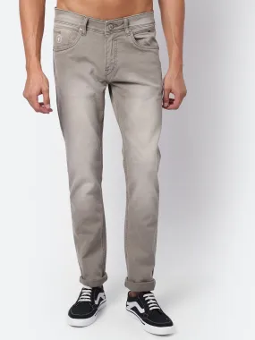 Men's Ultra Narrow fit Medium Fade Beige  Jeans