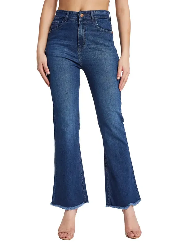 Mettle Women Skinny Fit Stretchable Clean Look Jeans