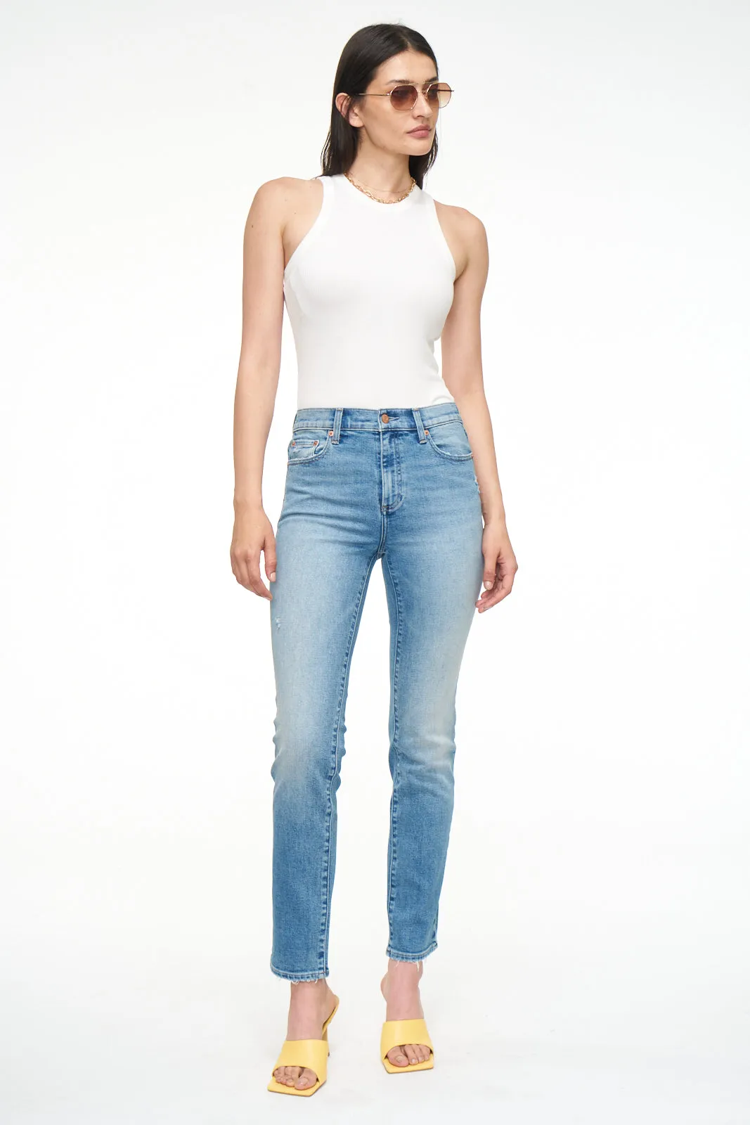 Monroe High Rise Cigarette Jean - Hula Vintage