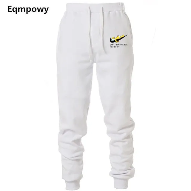 New Jogger JUST BREAK IT Pants Men Fitness Bodybuilding Gyms Pants For Runners Man Workout sportswear Sweatpants Sweat Trousers