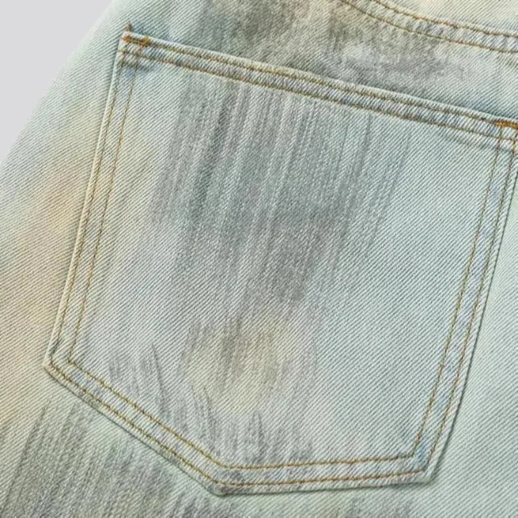 Ragged fit men's jeans