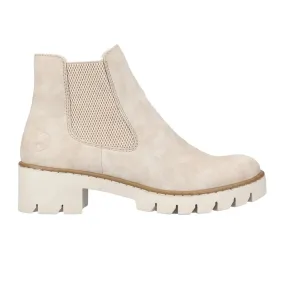 Rieker Prisca X5772-60 Chelsea Boot (Women) - Beige