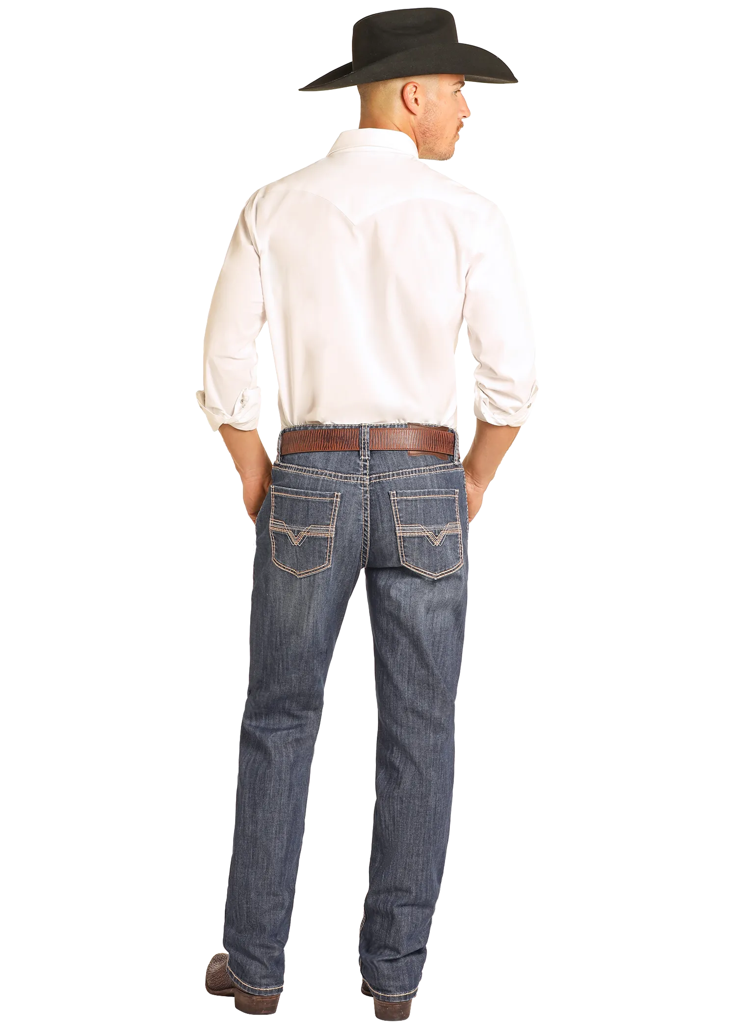 ROCK & ROLL DOUBLE BARREL RELAXED STACKABLE BOOT CUT JEAN