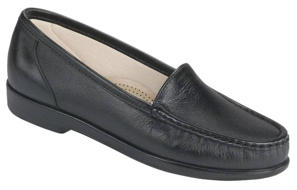 SAS Womens Simplify Black Smooth