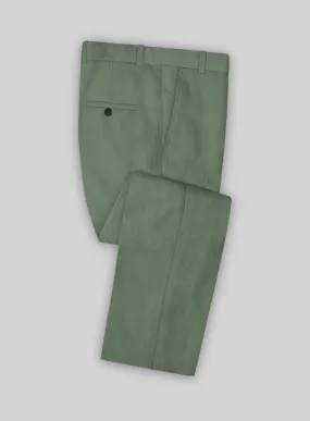 Solbiati Art Du Lin Sage Green Linen Pants