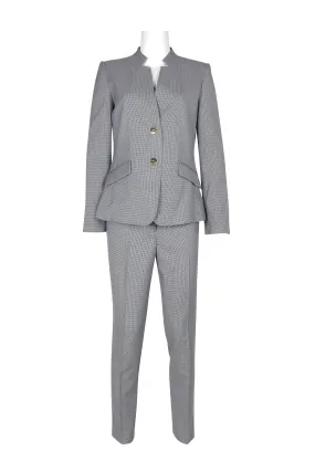 Sophisticated High Neck Two-Piece Suit with Long Sleeves by Tahari ASL
