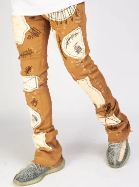 Stacked Rip & Repair Patches - Khaki - M5848T