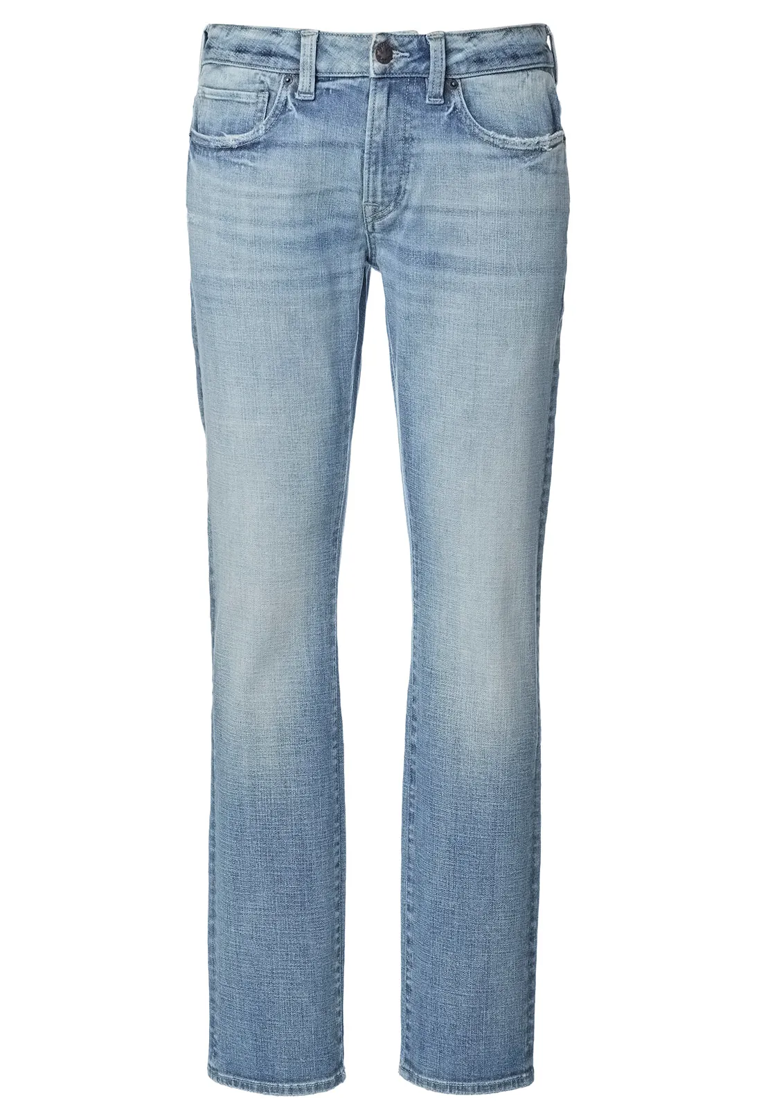 Straight Six Men's Jeans in Sanded Light Blue - BM22862
