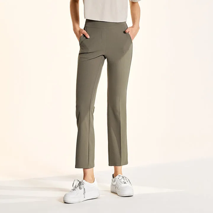 Stretch Banding Boots Cut Slacks