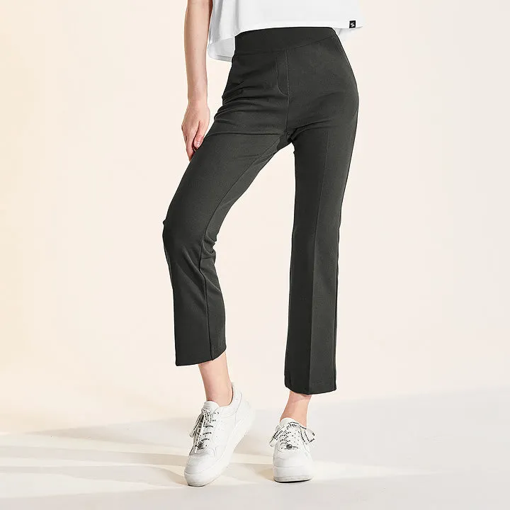 Stretch Banding Boots Cut Slacks