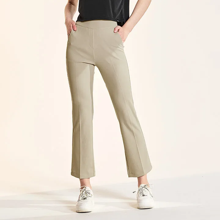 Stretch Banding Boots Cut Slacks