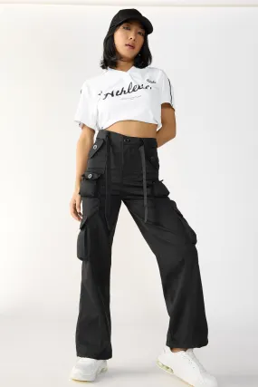 Vanta Black Straight Cargos