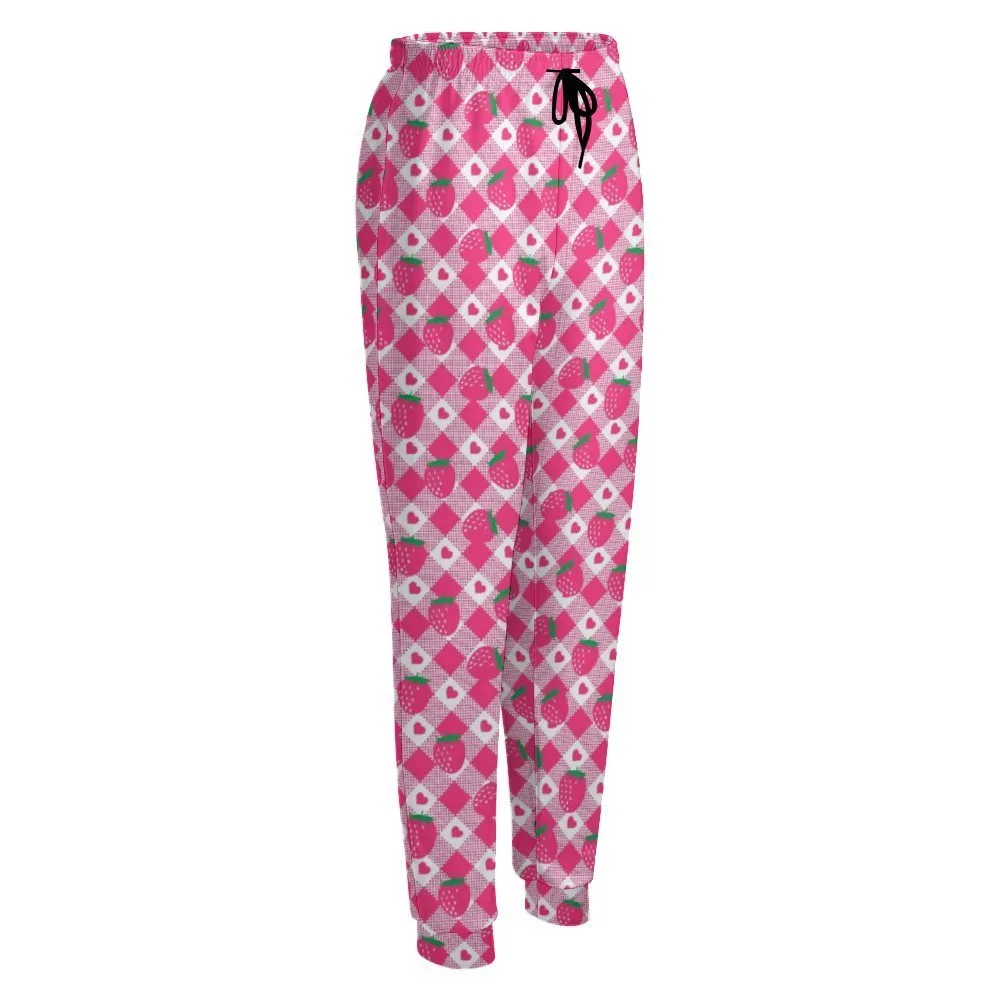 Womens Strawberry Sweatpants