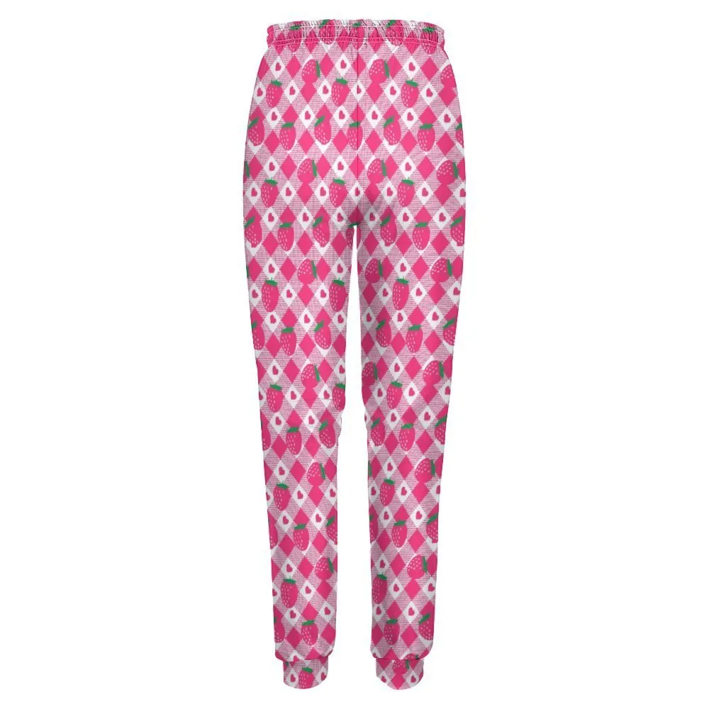 Womens Strawberry Sweatpants