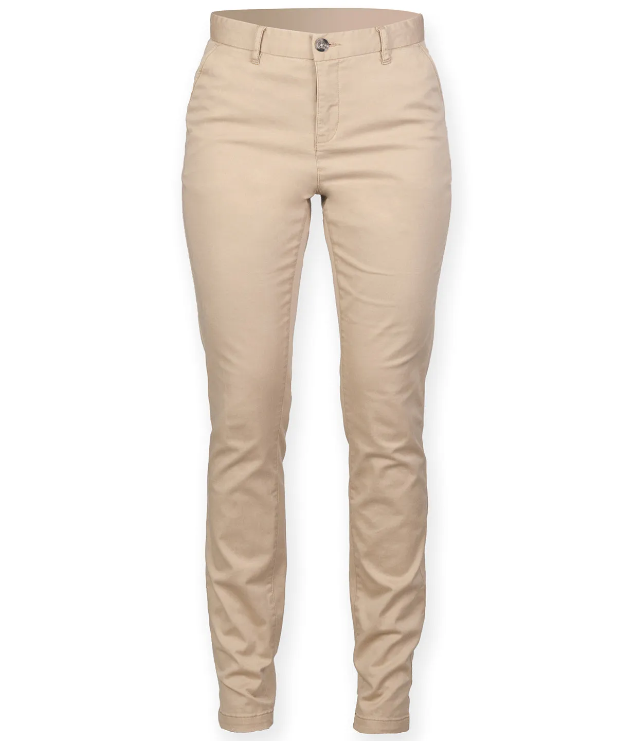 Womens stretch chinos | Stone