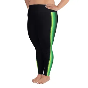 Zarape Green and Lime - All-Over Print Plus Size Leggings
